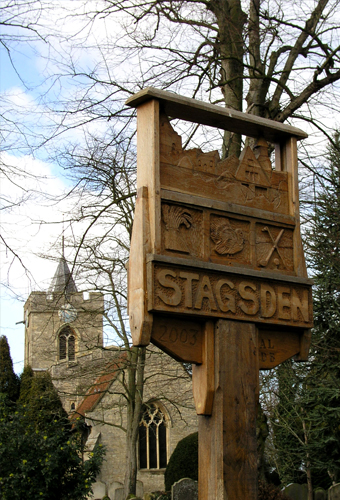 Stagsden Sign